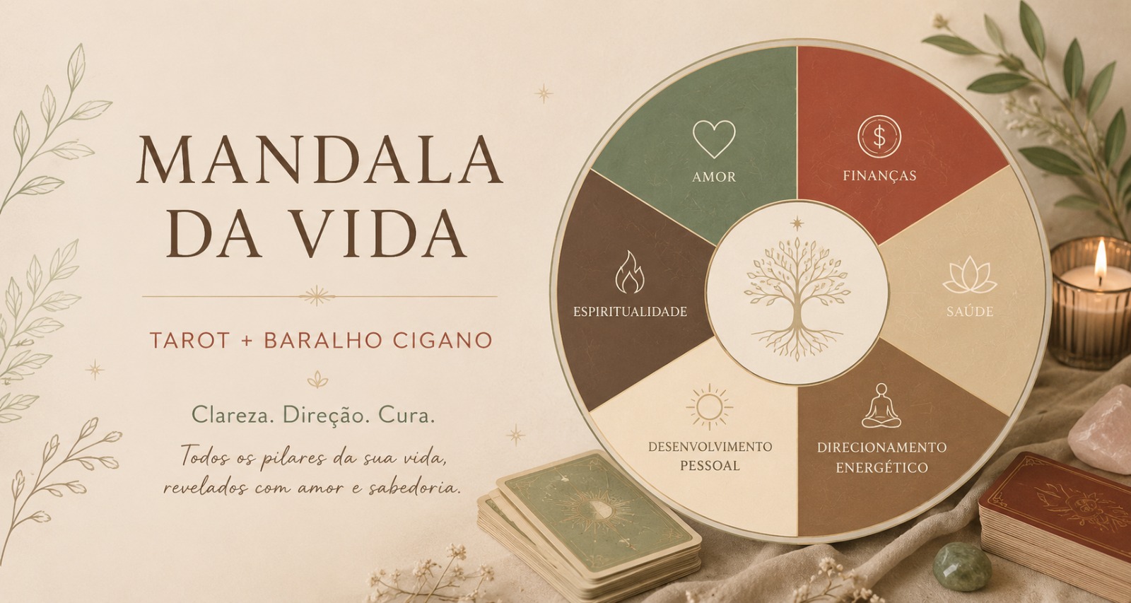 Mandala da Vida - Tarot e Baralho Cigano